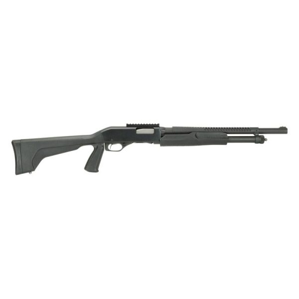 Savage arms 320 security shotgun 12ga 3" chamber 5rd 18. 5" barrel black bead sight with pistol grip and heat shield