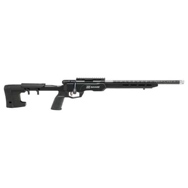 Savage arms b22 precision lite rifle 22 lr 10/rd 18" barrel black
