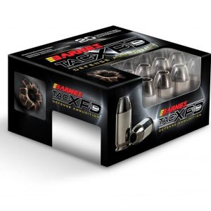 Barnes tac-xpd defense handgun ammunition. 380 acp 80 gr tac-xp 990 fps 20/box