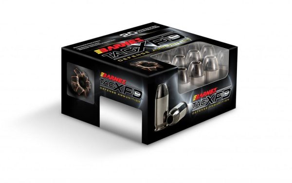 Barnes tac-xpd defense handgun ammunition. 380 acp 80 gr tac-xp 990 fps 20/box