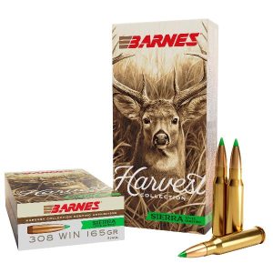 Barnes harvest sierra tipped gameking ammunition. 308 win 165gr pt 2680 fps 20/ct