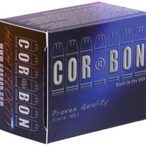 Corbon self-defense jhp handgun ammunition 9mm luger +p 125 gr jhp 1250 fps 20/box