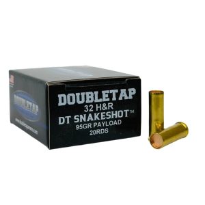 Double tap dt snake shot handgun ammunition. 32 h&r mag 90gr #9 shot 20/ct