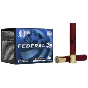 Federal game-shok upland game - hi brass load -. 410ga 3" 11/16oz. #4-shot 25/box
