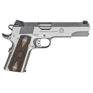 Springfield armory 1911 garrison 45 acp handgun 7rd magazine 5" barrel stainless