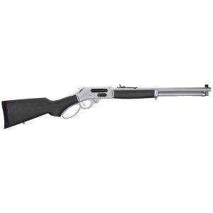 Henry all-weather lever action side gate large loop rifle. 45-70 govt 4rd capacity 18. 43" barrel