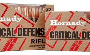 Hornady critical defense rifle ammunition. 223 rem 73 gr ftx 20/ct