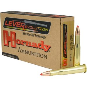 Hornady leverevolution rifle ammunition. 25-35 win 110 gr ftx 2425 fps 20/ct