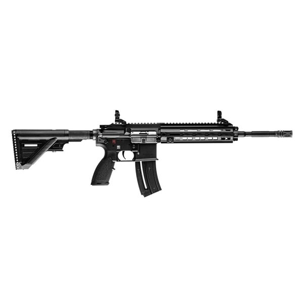 H&k hk416 rifle. 22 lr 20rd magazine(1) 16. 1" barrel adjustable stock