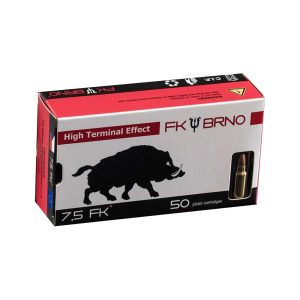 F5 ammunition 7. 5 fk (50/box) 95 grain copper nose-dicarding hollow point