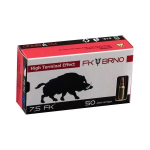 F9 ammunition 7. 5 fk (50/box) 101 grain solid copper monolithic w flat nose