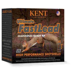Kent ultimate fastlead upland shotshell 410ga 3" 11/16oz 1150 fps #7. 5 25/ct