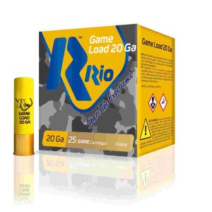 Rio field shotshells 20 ga 2 3/4" 2 3/4 dr 1 oz #7. 5 1250 fps 25/ct