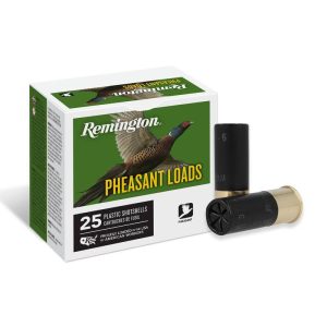 Remington pheasant load 12 ga 2-3/4" 1-1/4 oz #4 1330 fps 25/ct