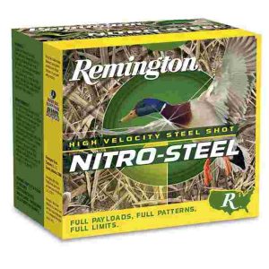 Remington nitro-steel hi-velocity magnum load shotshell 16 ga 2-3/4" 15/16 oz #2 1300 fps 25/ct