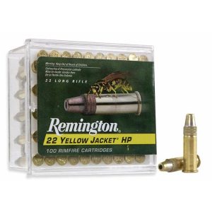 Remington. 22 yellow jacket rimfire ammunition. 22 lr 33 gr tchp 1500 fps 100/ct