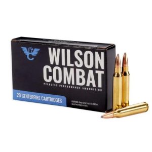 Wilson combat sierra sbt rifle ammunition. 223 rem 65gr sp 2730 fps 20/ct