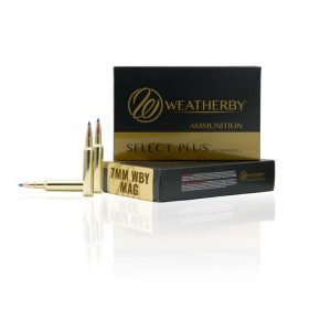 Weatherby select plus rifle ammunition 7mm wby mag 160 gr swift a-frame 20/ct