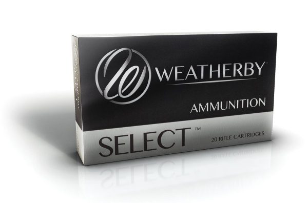 Weatherby select hornady interlock rifle ammunition. 257 wby 100 gr btsp 3605 fps 20/ct