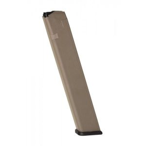 Promag glock 17/19/26 magazine 9mm flat dark earth polymer 32/rd