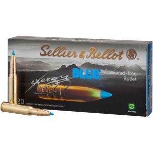 Sellier & bellot exergy blue rifle ammunition. 300 win mag 180gr 2753 fps 20/ct