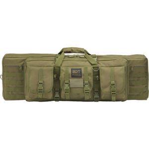 TACTICAL DOUBLE RIFLE BAG - GREEN, 13”H X 43”W X 4”D