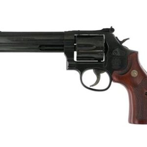 SMITH AND WESSON 586 357MAG 6" BL/WD AS 6RD