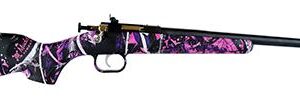 Keystone Crickett Rifle .22 LR Single Shot 16.125" Blued Barrel Synthetic Stock Muddy Girl