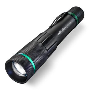 Police Security Dover 800 Lumen Rechargeable Flashlight – USB Charging, 6-Hour Runtime