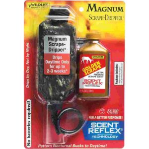 Wildlife Research Magnum Scrape Dripper Combo with Golden Scrape 4 oz Bottle