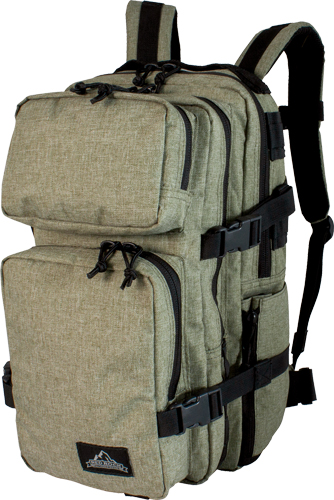 Red Rock Outdoor Gear Urban Assault Pack – Ventilated Back Panel | Sand | 28L Tactical Backpack