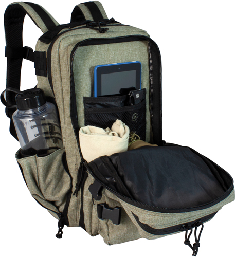 Red Rock Outdoor Gear Urban Assault Pack – Ventilated Back Panel | Sand | 28L Tactical Backpack - Image 2