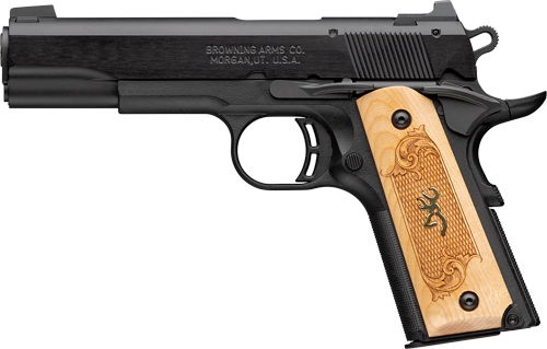 Browning 1911-22 Medallion Semi-Auto Pistol .22 LR 4.25" Black with Maple Grips - Image 2
