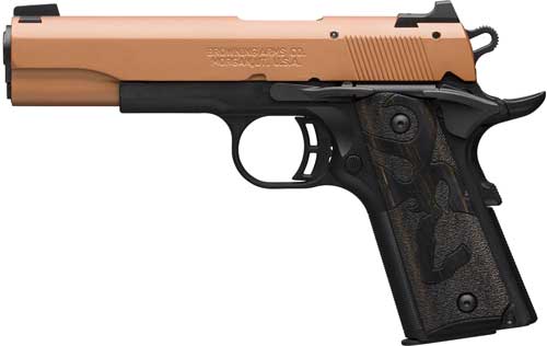 Browning 1911-22 Black Label .22 LR Semi-Auto Pistol – 4.25" Barrel, Black Frame & Copper Cerakote Slide - Image 2