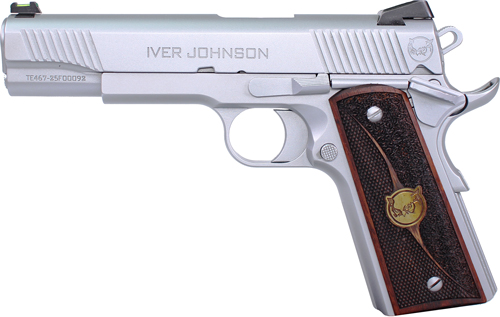 Iver Johnson Eagle HC Gen2 1911 – .45 ACP 5" Satin Chrome Semi-Auto Pistol (8+1 Round) - Image 2