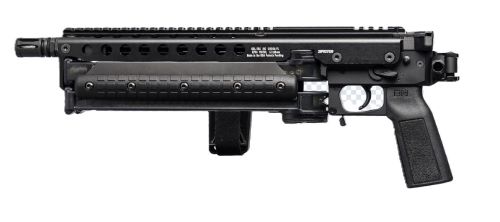 Kel-Tec KP50 5.7x28mm Semi-Auto Pistol with Brace – 50-Round Capacity, Black - Image 2