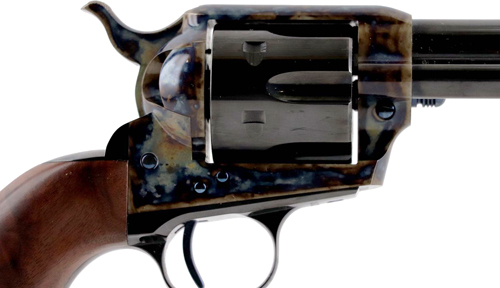Standard Manufacturing SAA Single Action Revolver .45 Long Colt 5.5" Barrel – Case Colored Frame & 1-Piece Walnut Grip - Image 2