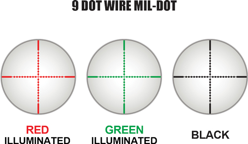 UTG BUGBUSTER 3-9X32 1" RGB - MIL-DOT W/QD RINGS BLACK - Image 3