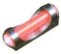 TRUGLO SIGHT FAT BEAD 3-56 - THREAD FIBER OPTIC RED