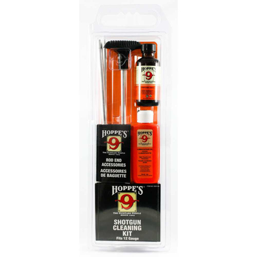 SHOTGUN CLEANING KIT WITH ROD - 12 GAUGE, CLAMSHELL
