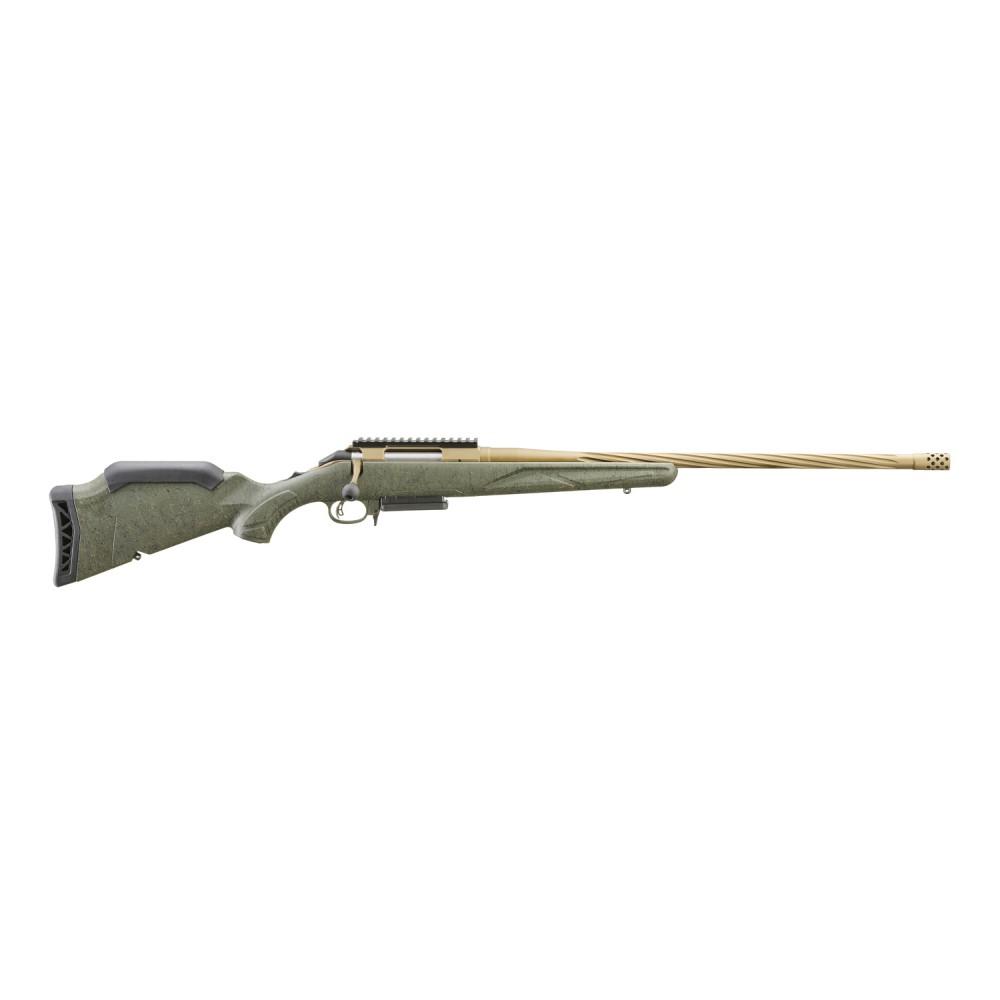 Ruger American Gen II Predator Rifle – 7mm-08 Rem | 22" Threaded Barrel | Green Splatter Stock