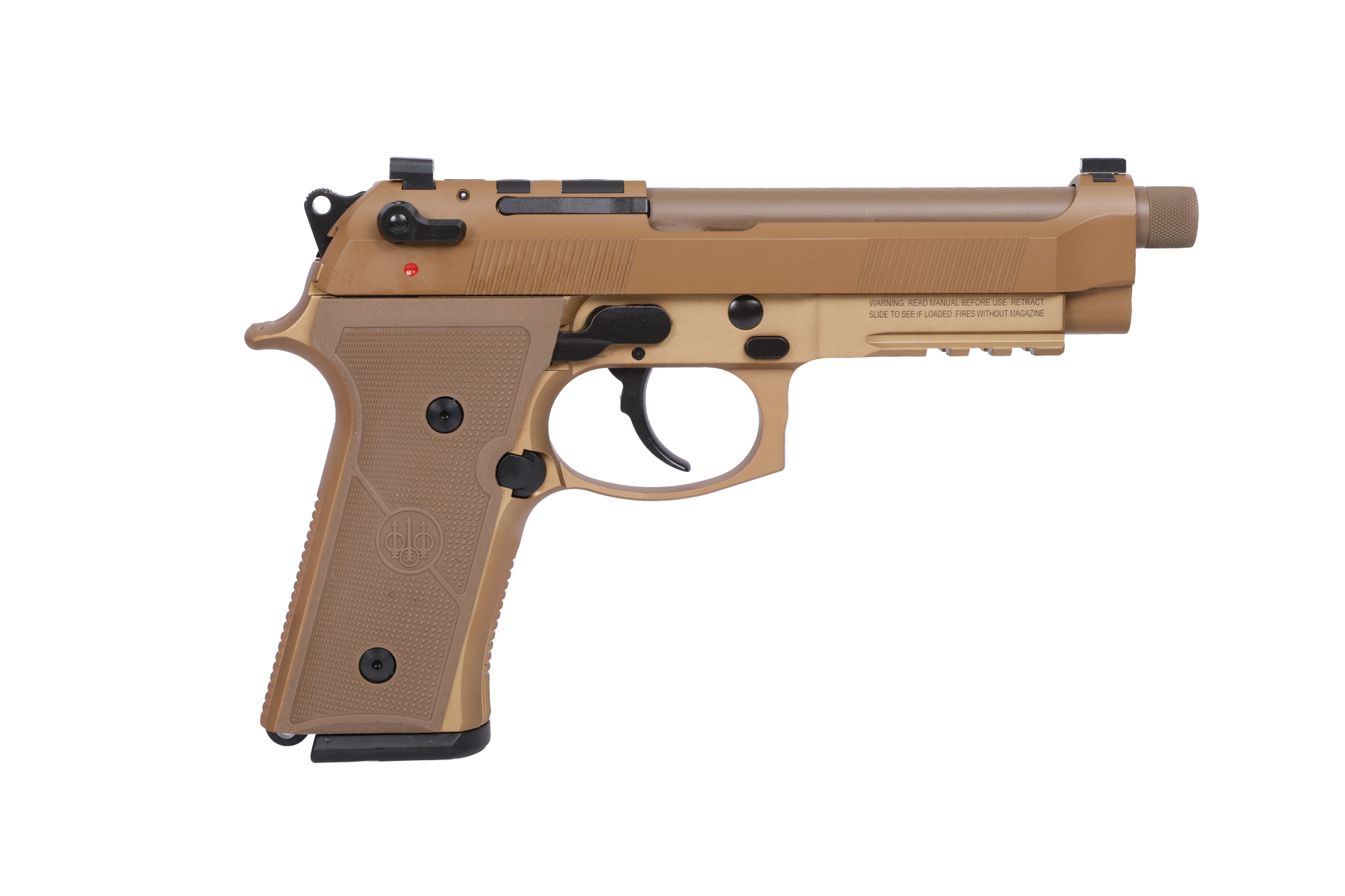 Beretta M9A4 Full Size 9mm Pistol – FDE, 5" Barrel, 18+1 Capacity (Blemished) - Beretta