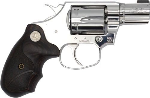 Colt Cobra .38 Special +P Revolver – 2.1" Barrel, Bright Stainless, Wood Grips, 6-Round - Image 2