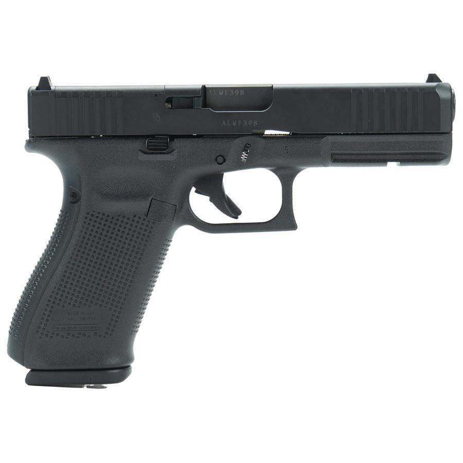 Glock V-Series G21 MOS .45 ACP Pistol – Ported Barrel & Slide, Black Cerakote, 3 Magazines